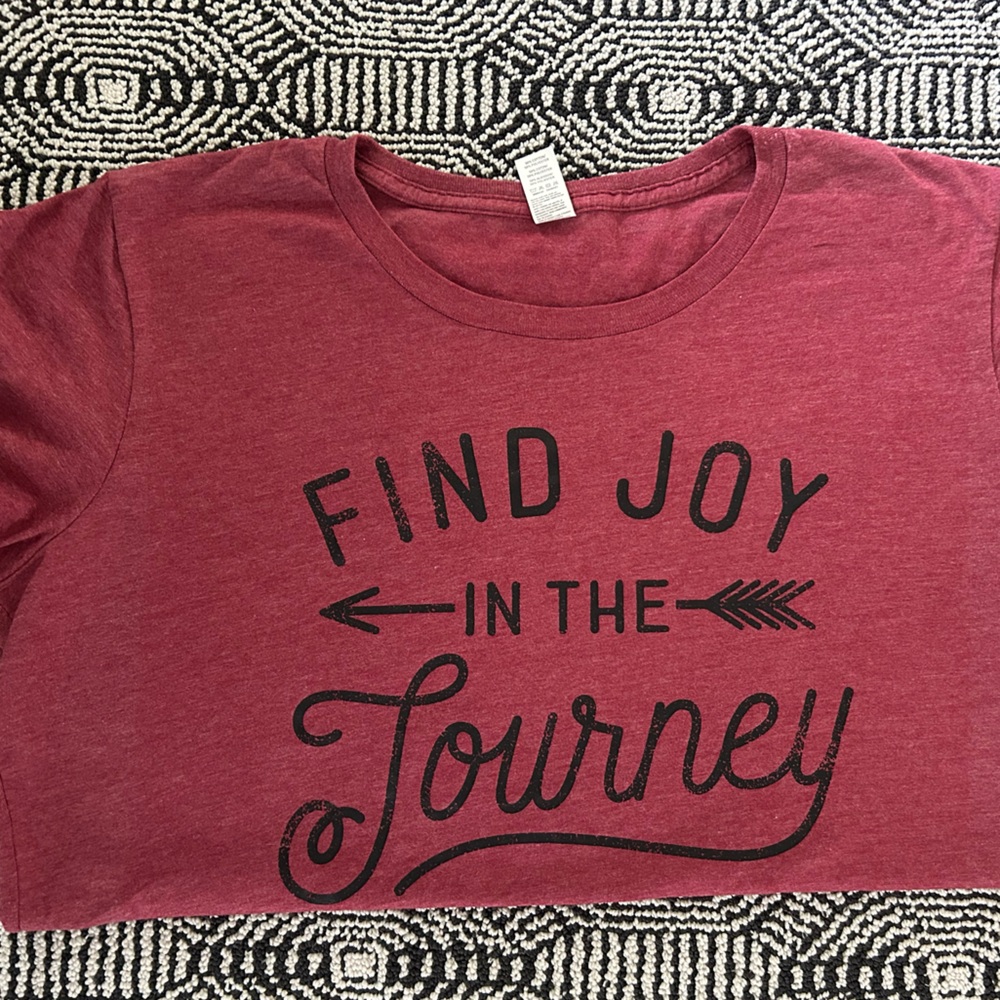 “Find the Joy in the Journey” T-Shirt Size XL